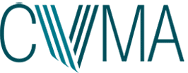 CWMA logo with stylized overlapping lines forming the letters W and V in teal on a white background.